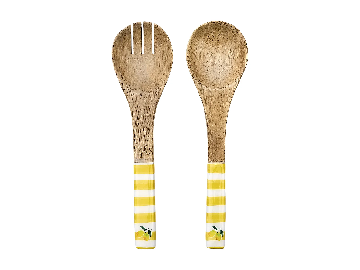 Couvert A Salade Manguier Dolce Vita Jaune Jaune, Blanc