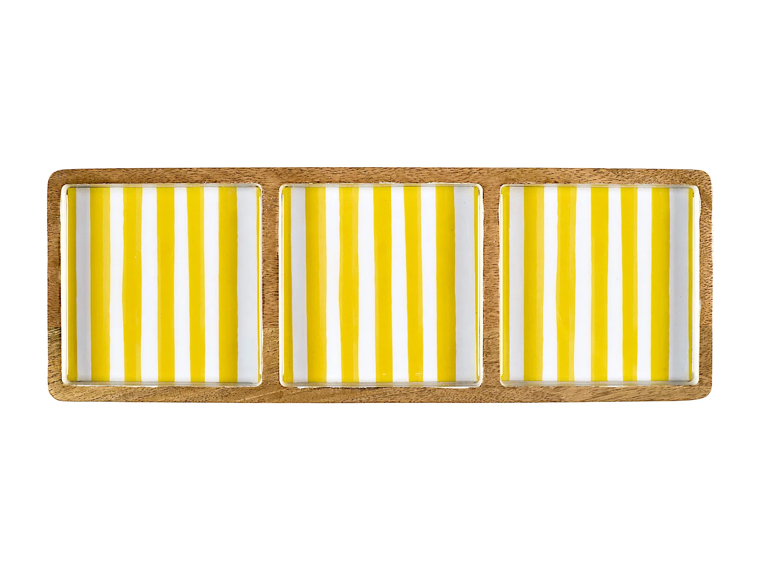 Planche Compartiments Manguier Dolce Vita Jaune Jaune, Blanc