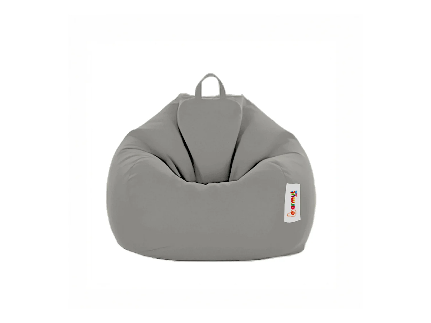 Pouf poire d'extérieur 130x115cm gris OHAU