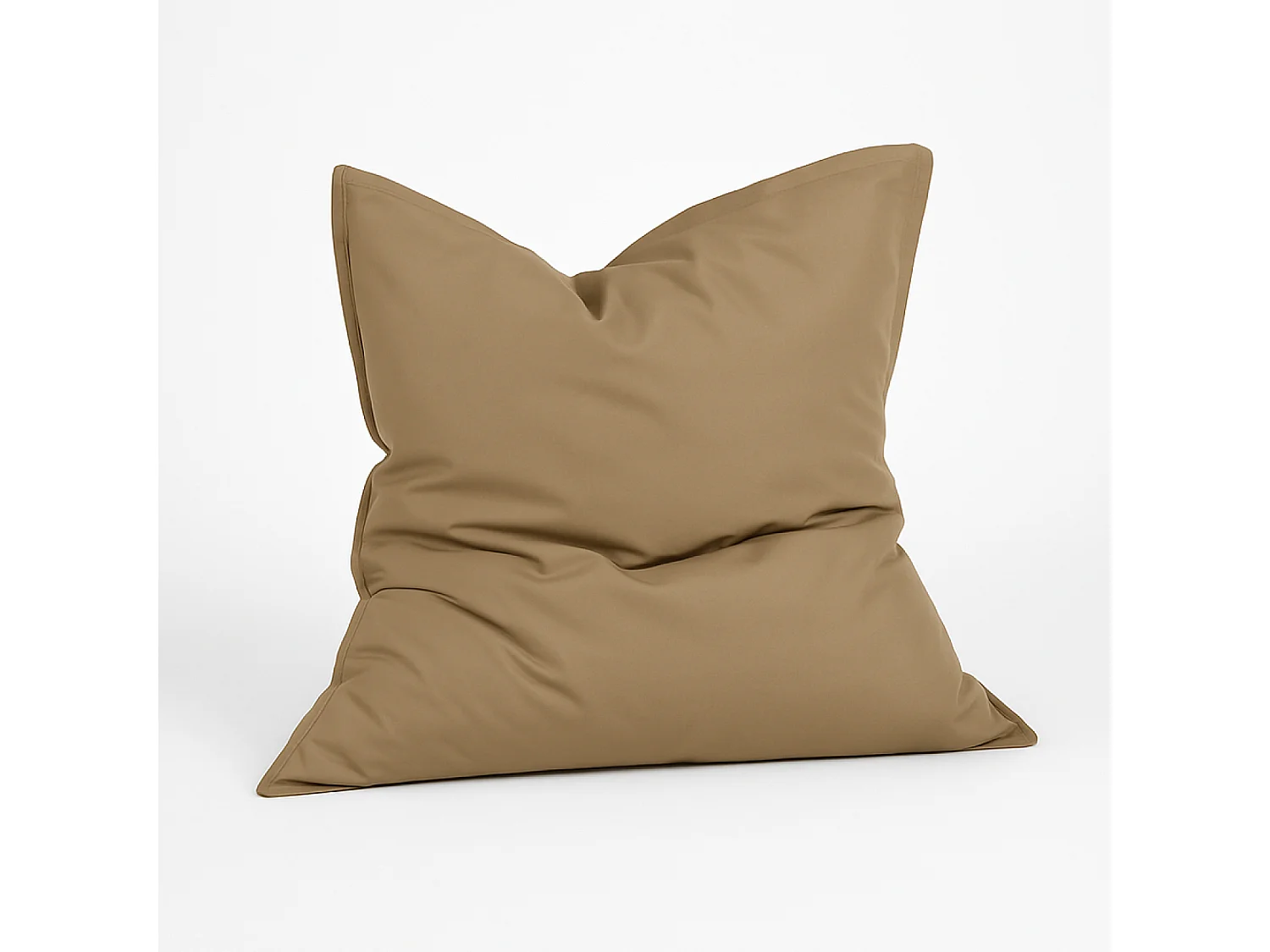 Pouf rectangulaire d'extérieur XXL 180x140cm taupe MOKU