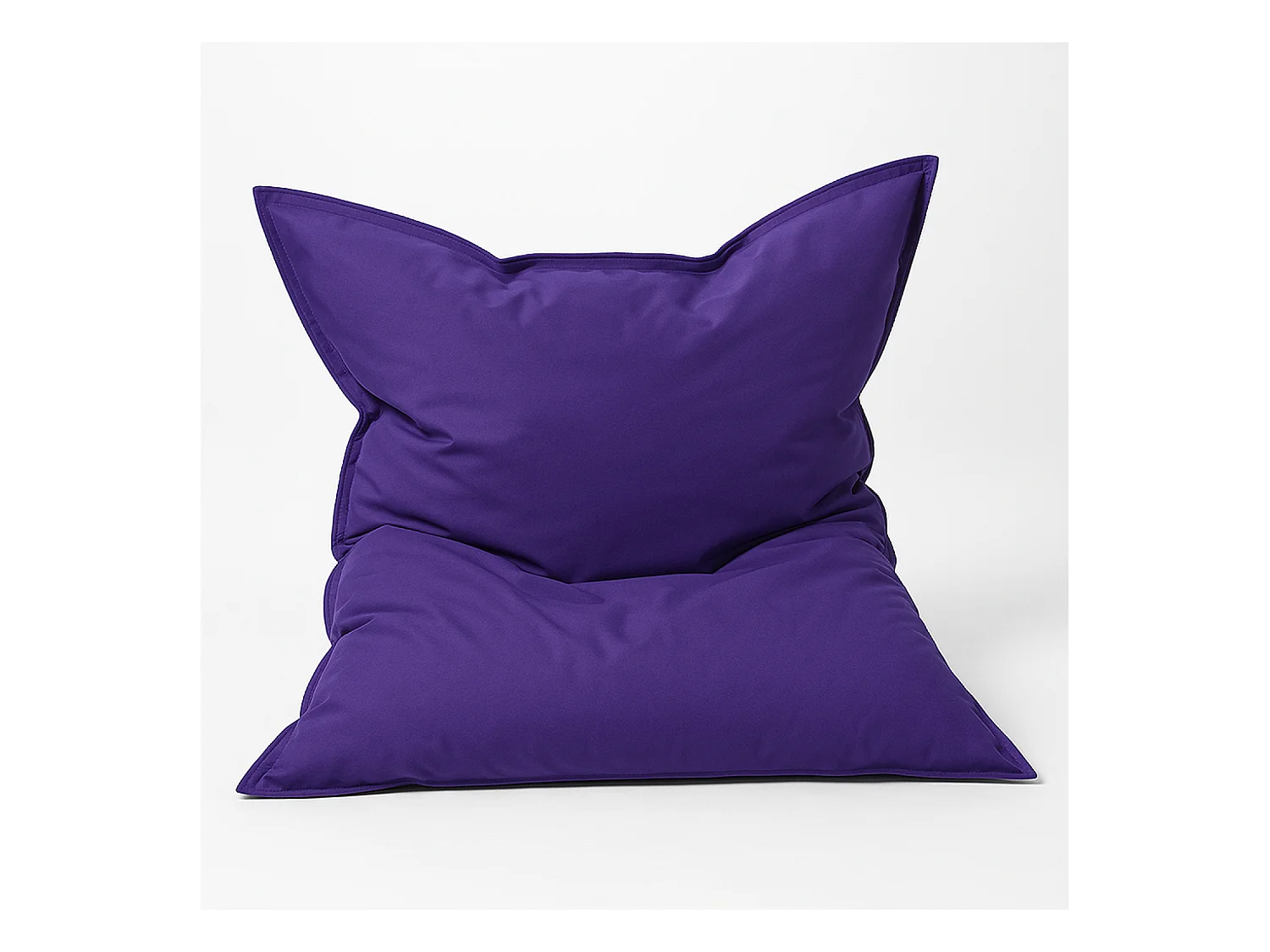 Pouf rectangulaire d'extérieur XXL 180x140cm violet MOKU