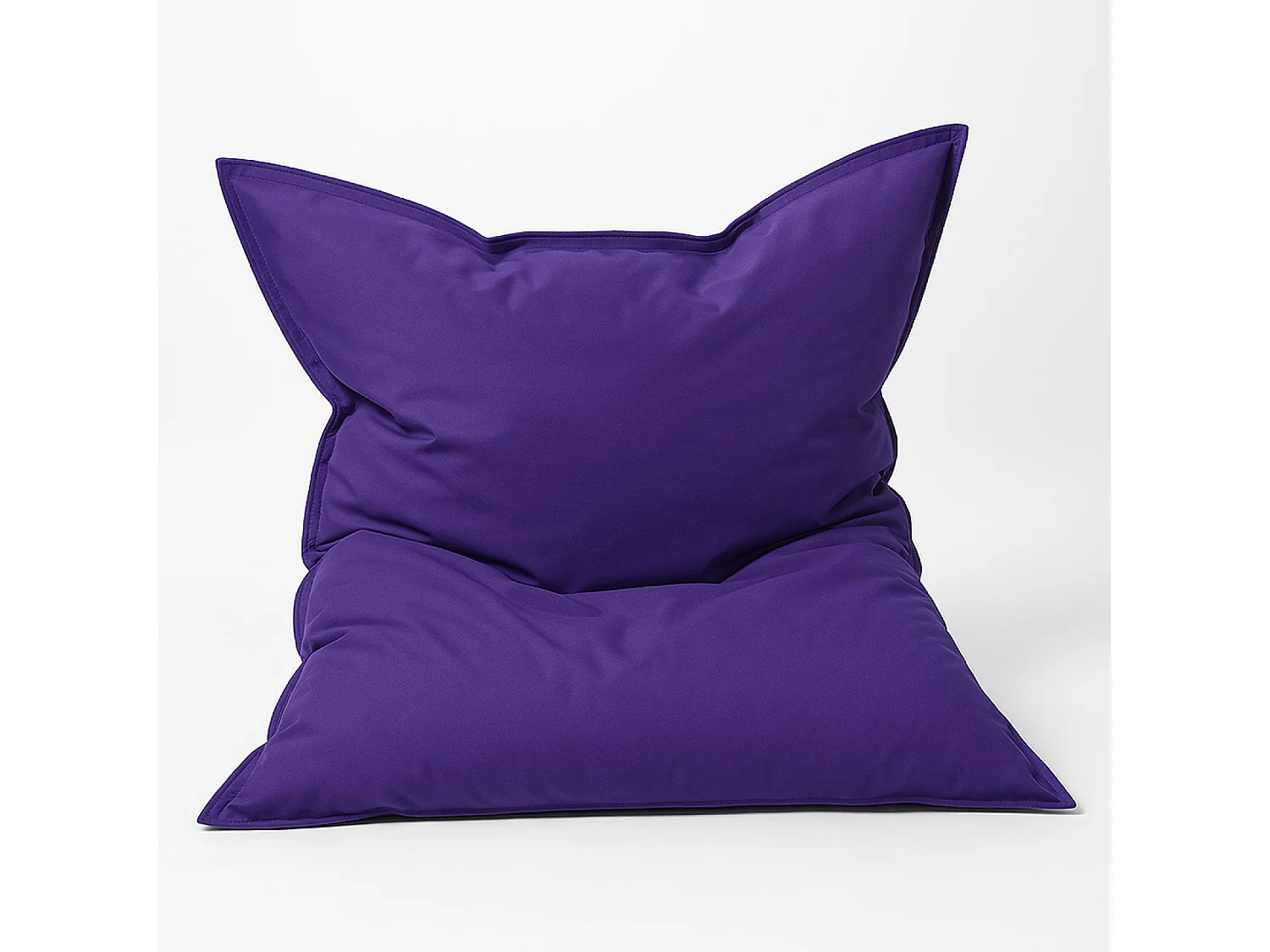 Pouf rectangulaire d'extérieur XXL 180x140cm violet MOKU