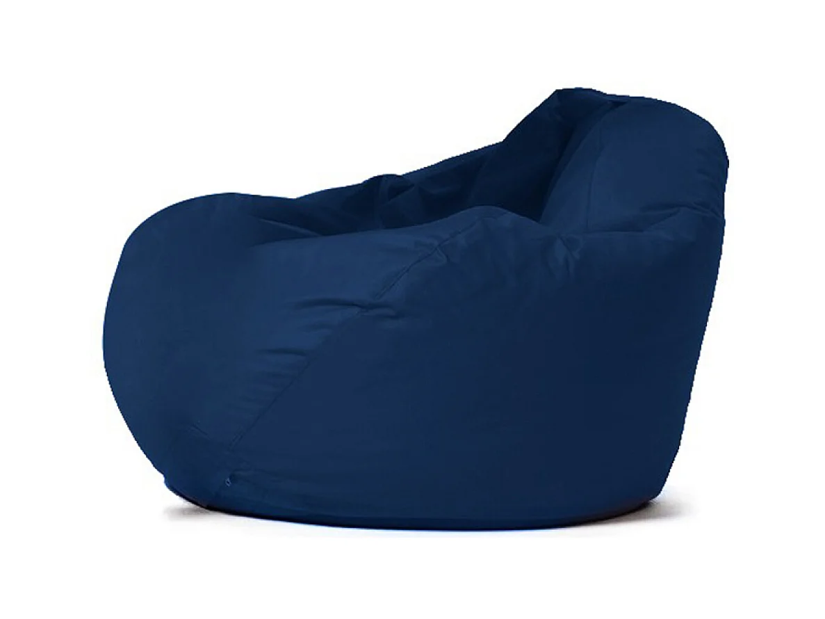 Pouf poire d'extérieur 130x115cm bleu marine OHAU