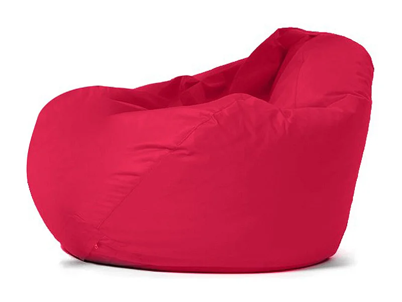 Pouf poire d'extérieur 130x115cm rouge OHAU