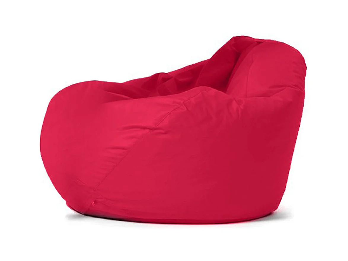 Pouf poire d'extérieur 130x115cm rouge OHAU