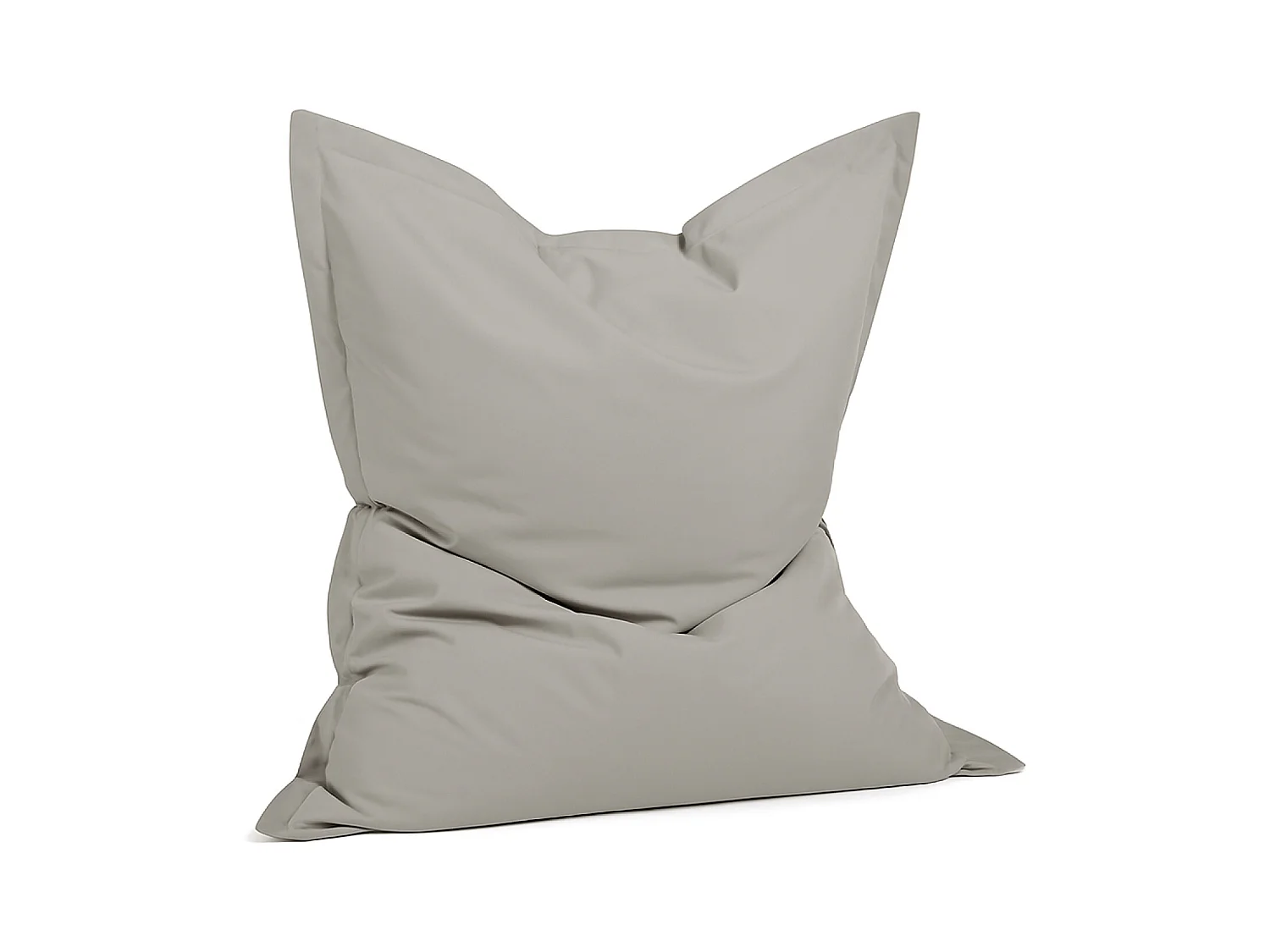 Pouf rectangulaire d'extérieur XXL 180x140cm gris MOKU