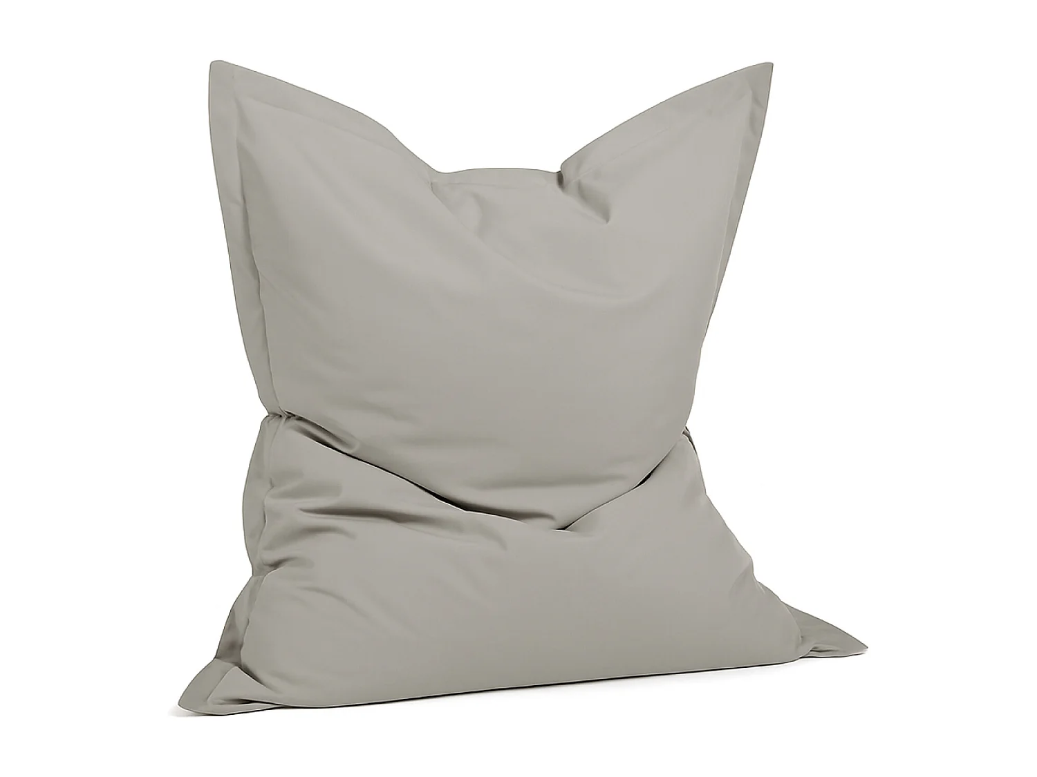 Pouf rectangulaire d'extérieur XXL 180x140cm gris MOKU