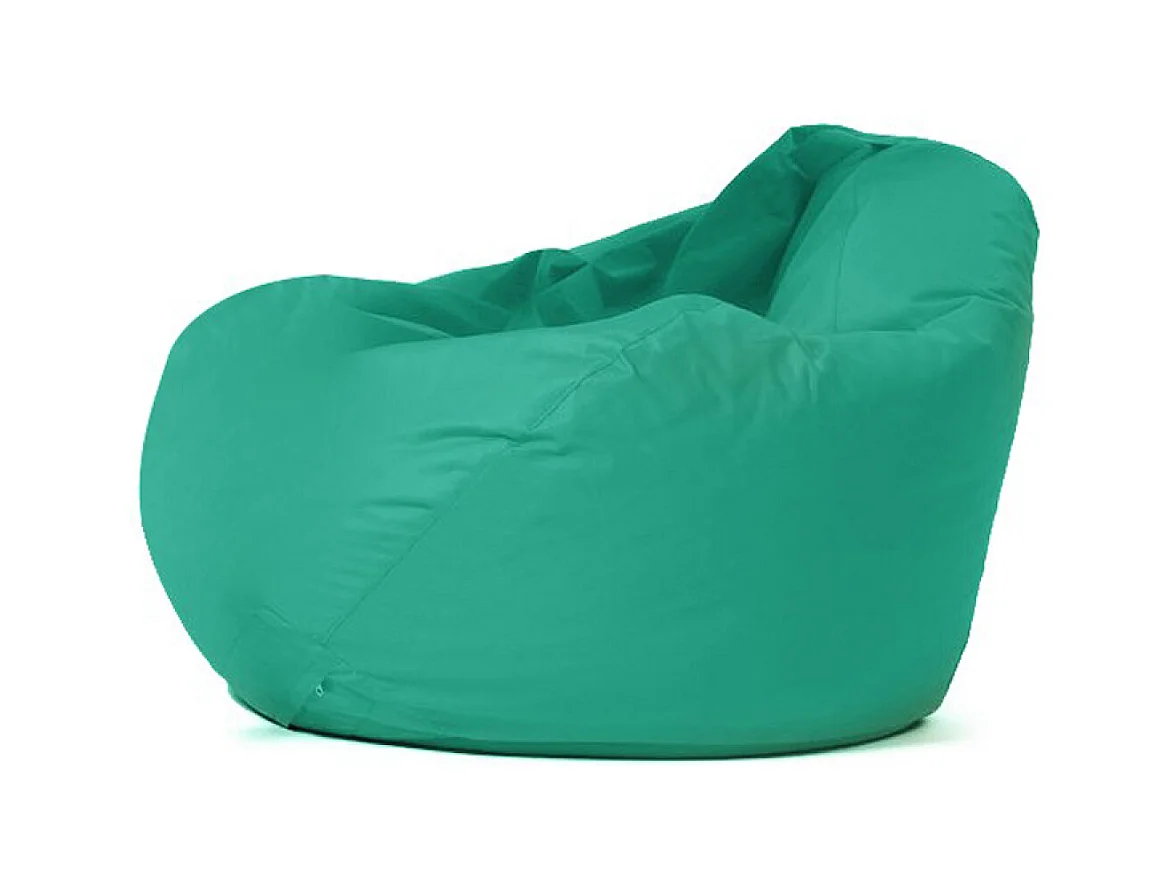Pouf poire d'extérieur 130x115cm turquoise OHAU