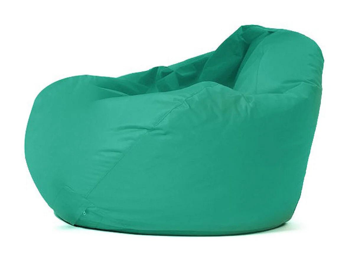Pouf poire d'extérieur 130x115cm turquoise OHAU