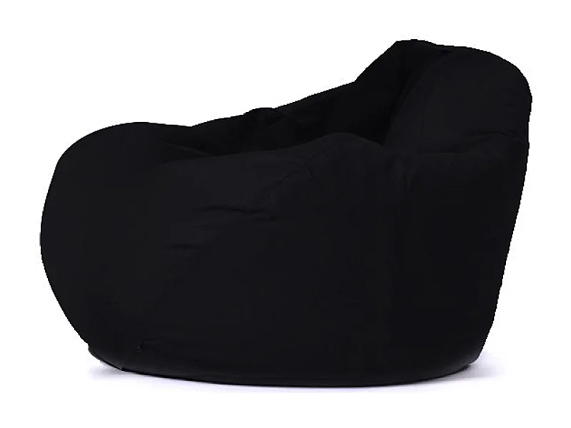 Pouf poire d'extérieur 130x115cm noir OHAU