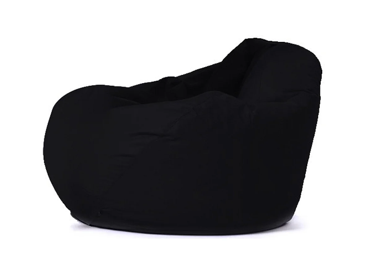 Pouf poire d'extérieur 130x115cm noir OHAU