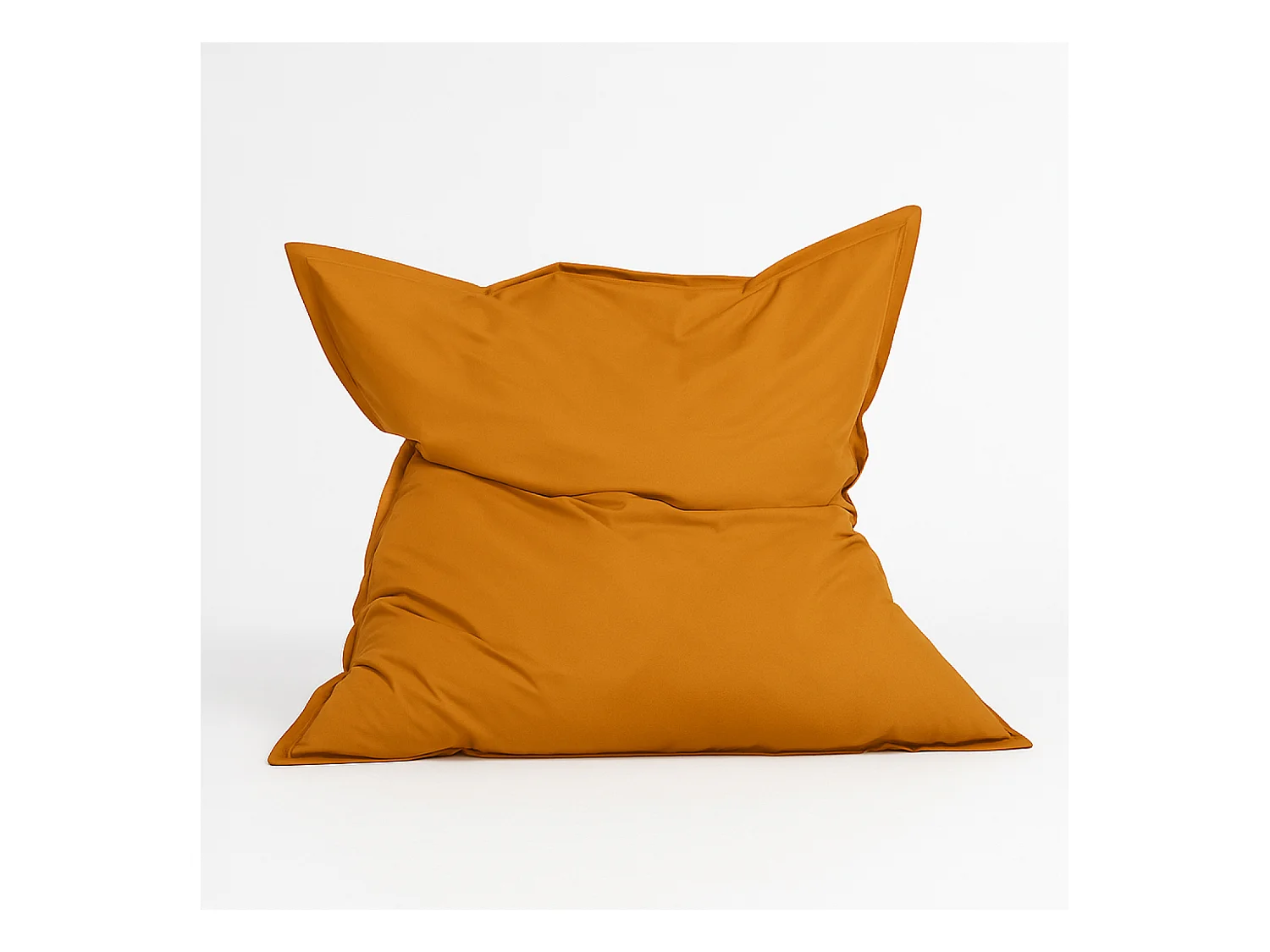 Pouf rectangulaire d'extérieur XXL 180x140cm orange MOKU