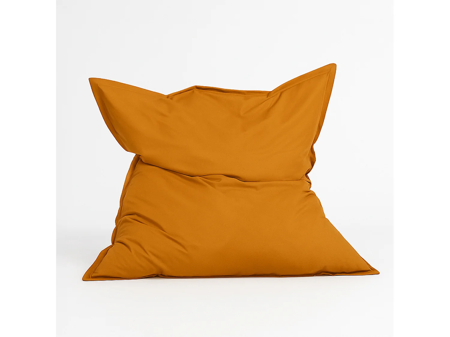 Pouf rectangulaire d'extérieur XXL 180x140cm orange MOKU