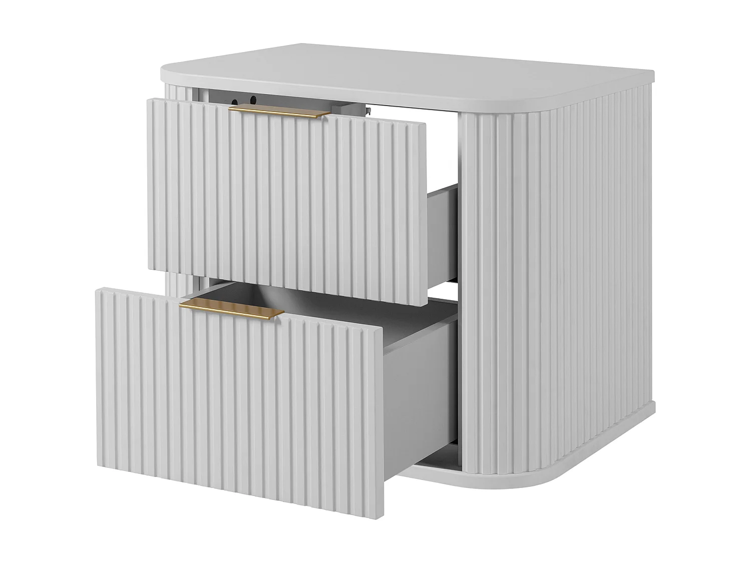 ELEGANCE Meuble suspendu sous lavabo 41,5 × 60,4 × 51,7 cm blanc