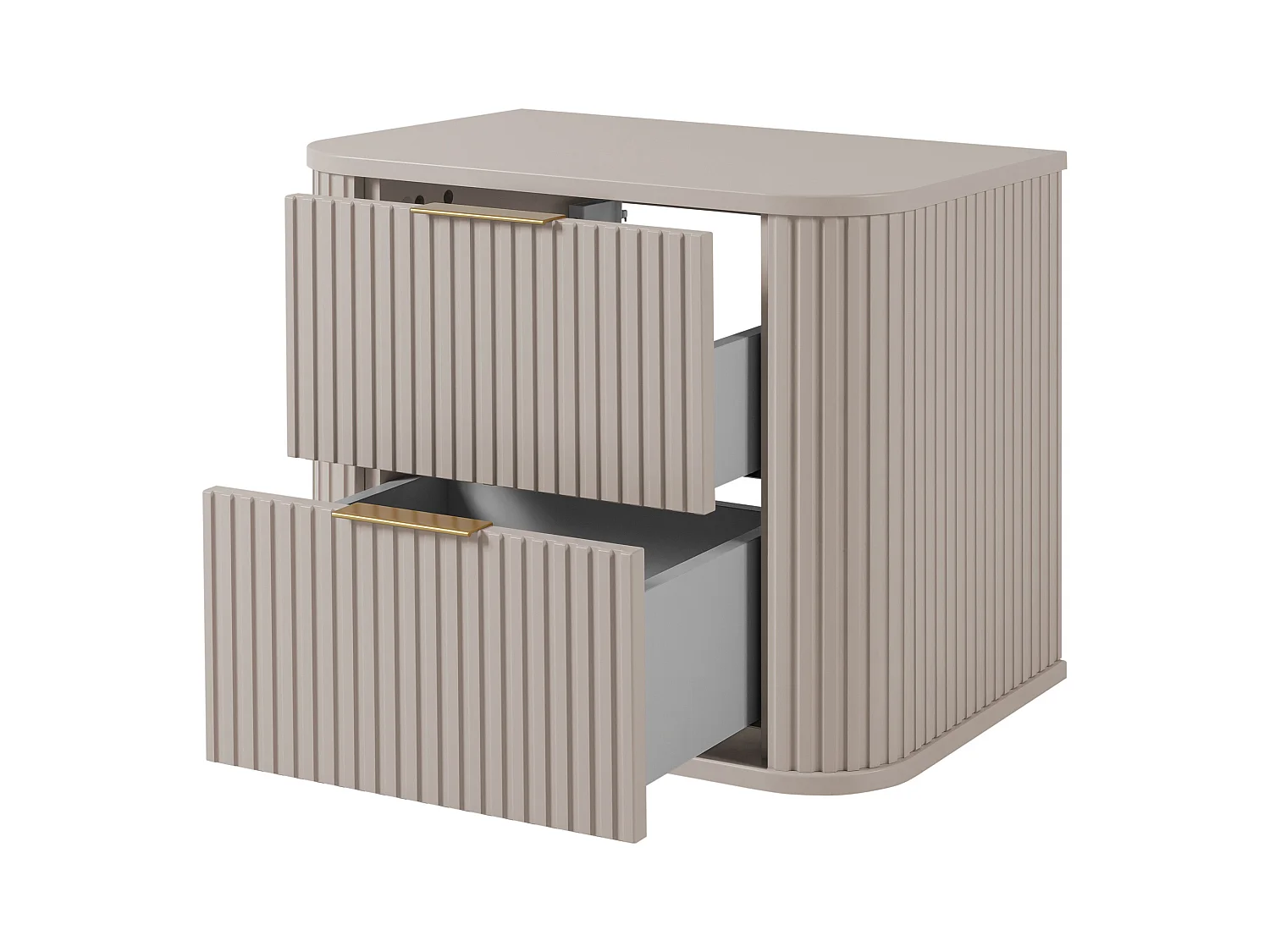 ELEGANCE Meuble suspendu sous lavabo 41,5 × 60,4 × 51,7 cm cachemire