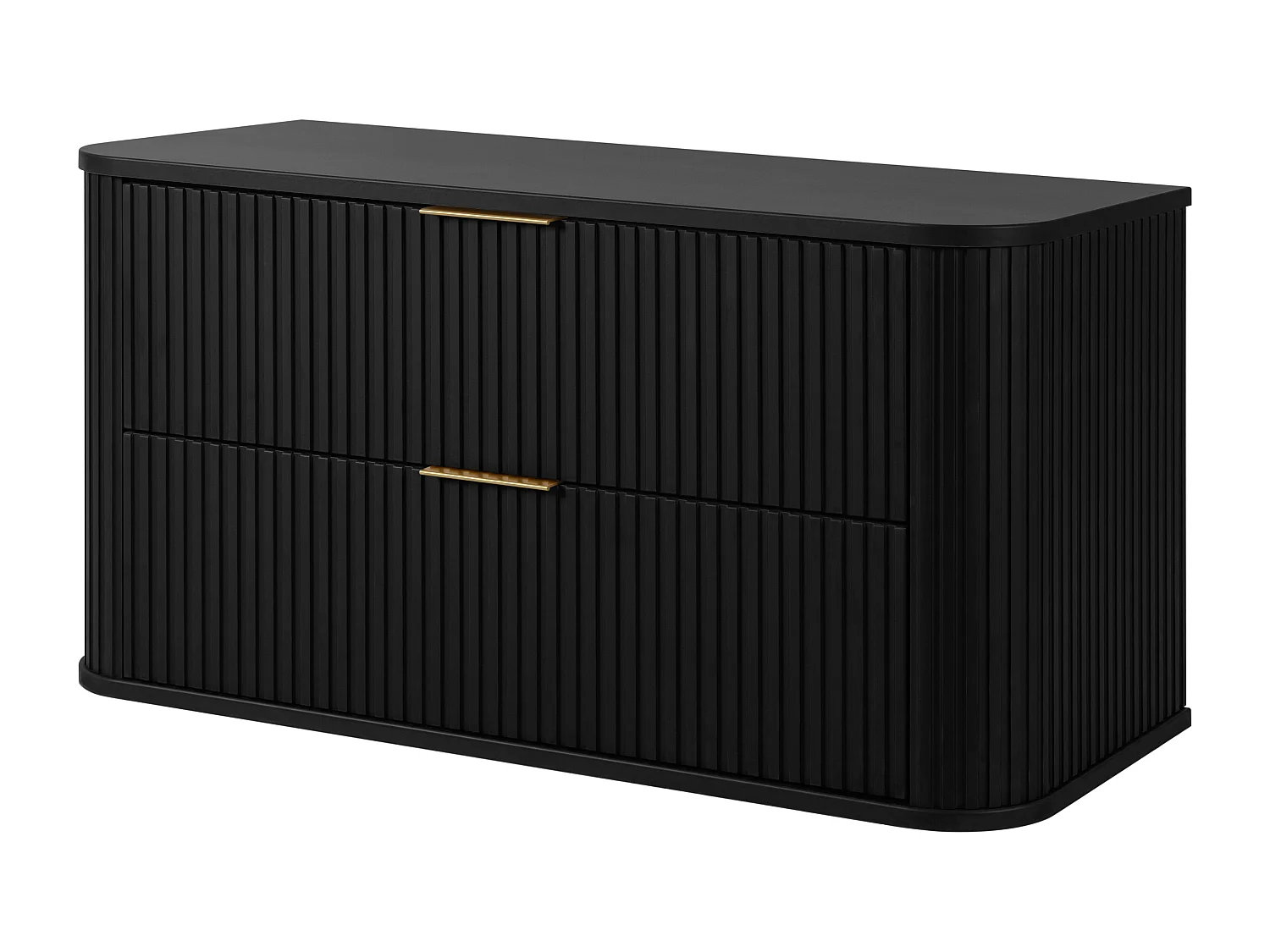 ELEGANCE Meuble suspendu sous lavabo 41,5 × 100,4 × 51,7 cm noir