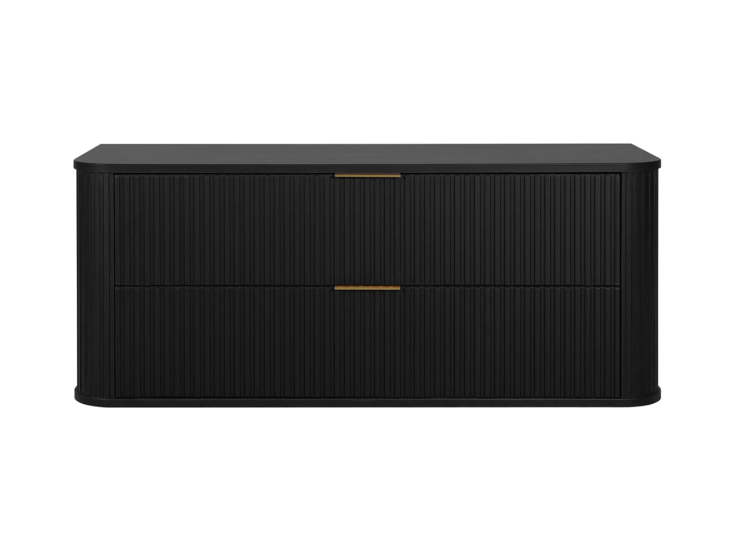 ELEGANCE Meuble suspendu sous lavabo 41,5 × 120,4 × 51,7 cm noir