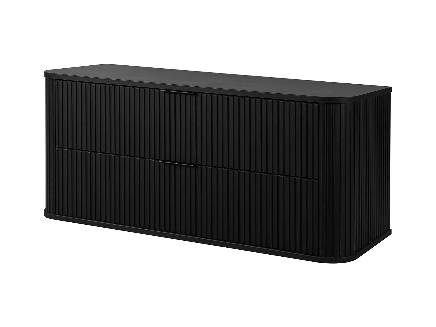 ELEGANCE Meuble suspendu sous lavabo 41,5 × 120,4 × 51,7 cm noir