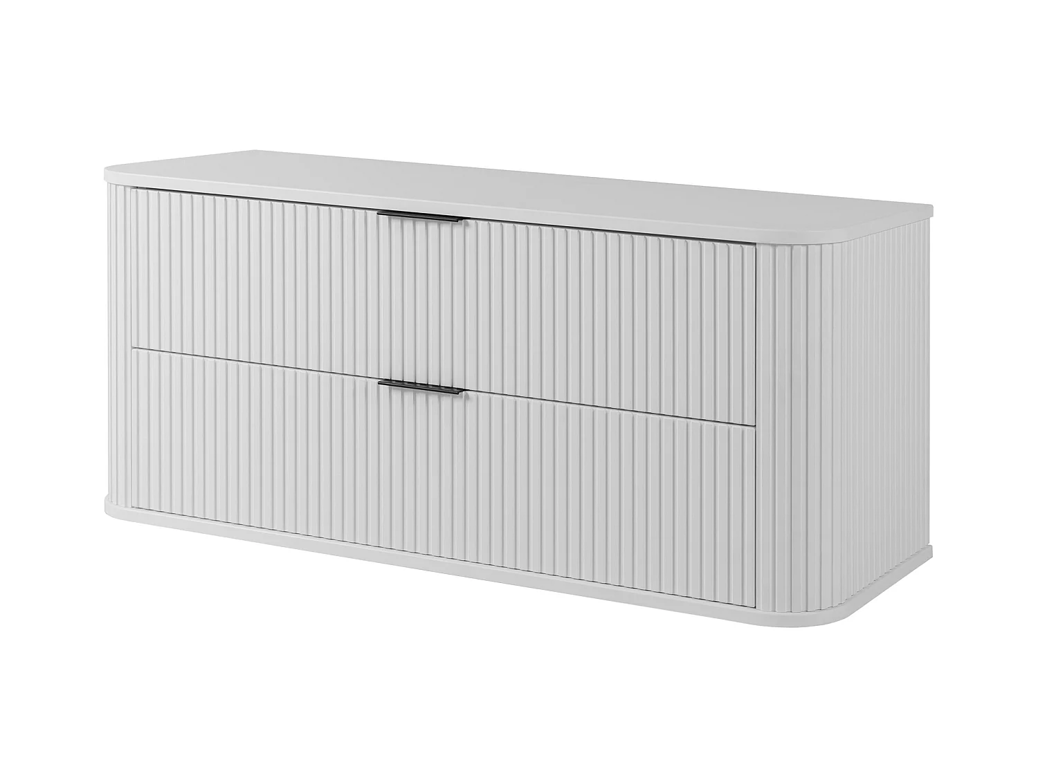 ELEGANCE Meuble suspendu sous lavabo 41,5 × 120,4 × 51,7 cm blanc