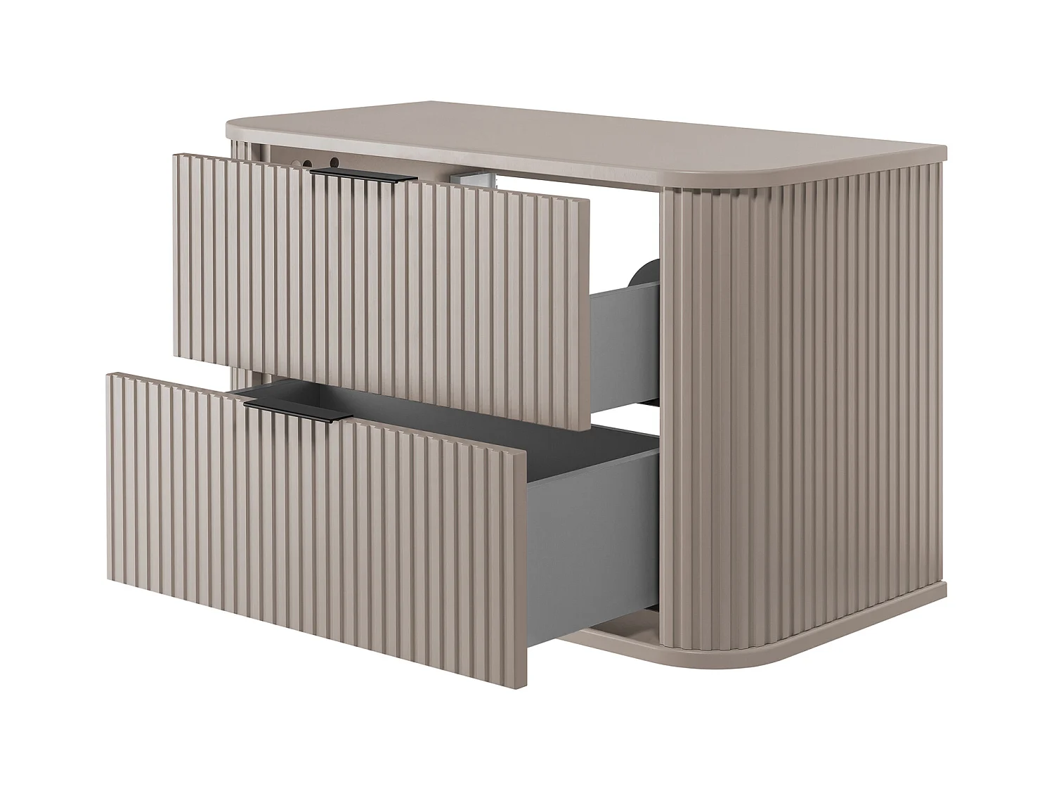 ELEGANCE Meuble suspendu sous lavabo 41,5 × 80,4 × 51,7 cm cachemire