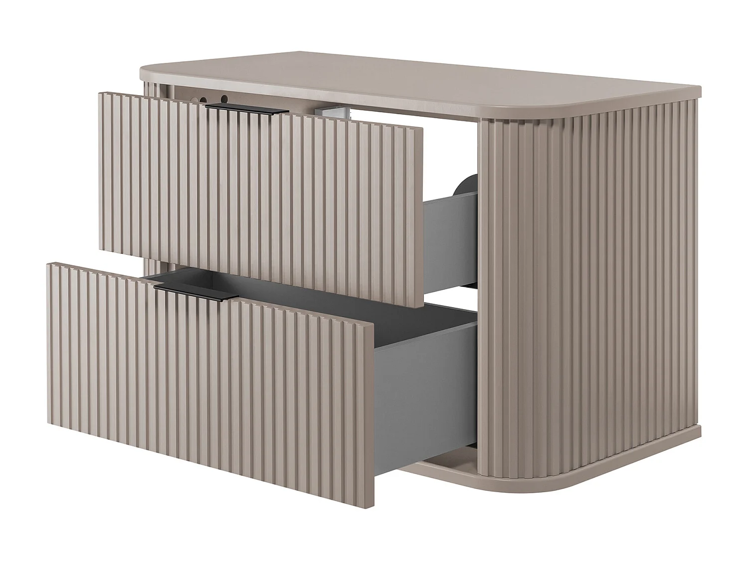 ELEGANCE Meuble suspendu sous lavabo 41,5 × 80,4 × 51,7 cm cachemire