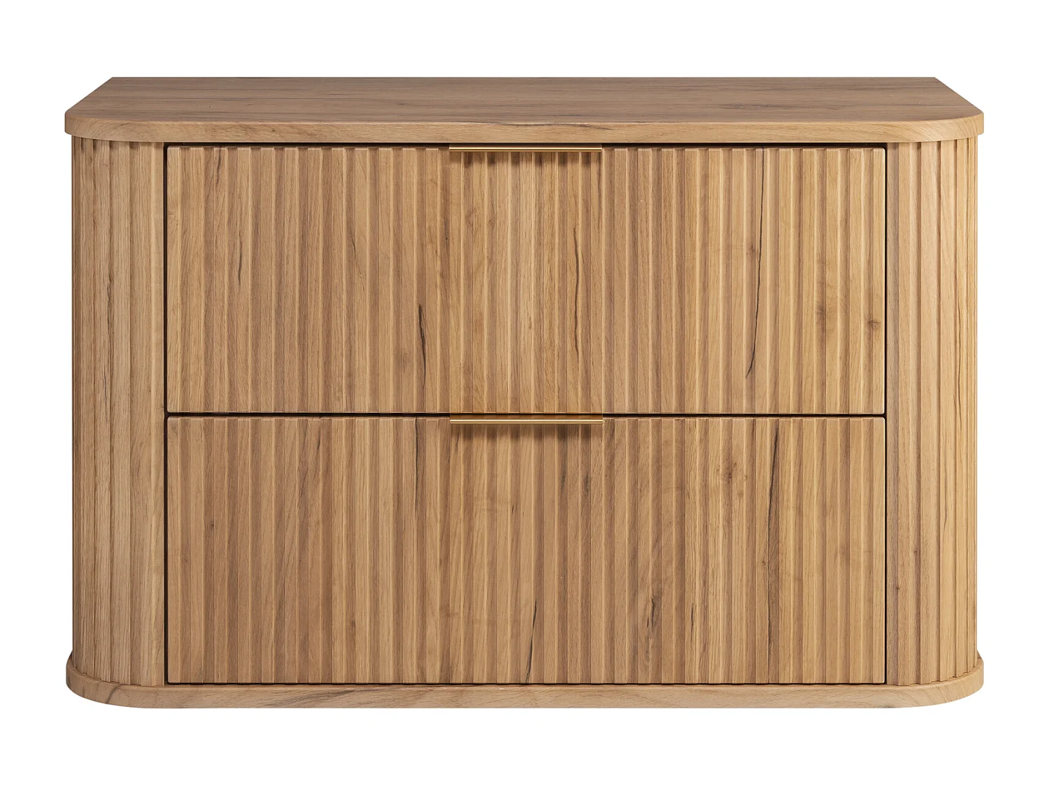 ELEGANCE Meuble suspendu sous lavabo 41,5 × 80,4 × 51,7 cm chêne craft doré