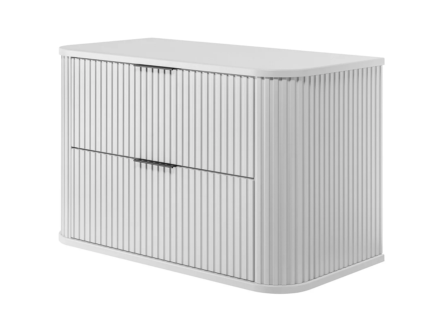 ELEGANCE Meuble suspendu sous lavabo 41,5 × 80,4 × 51,7 cm blanc