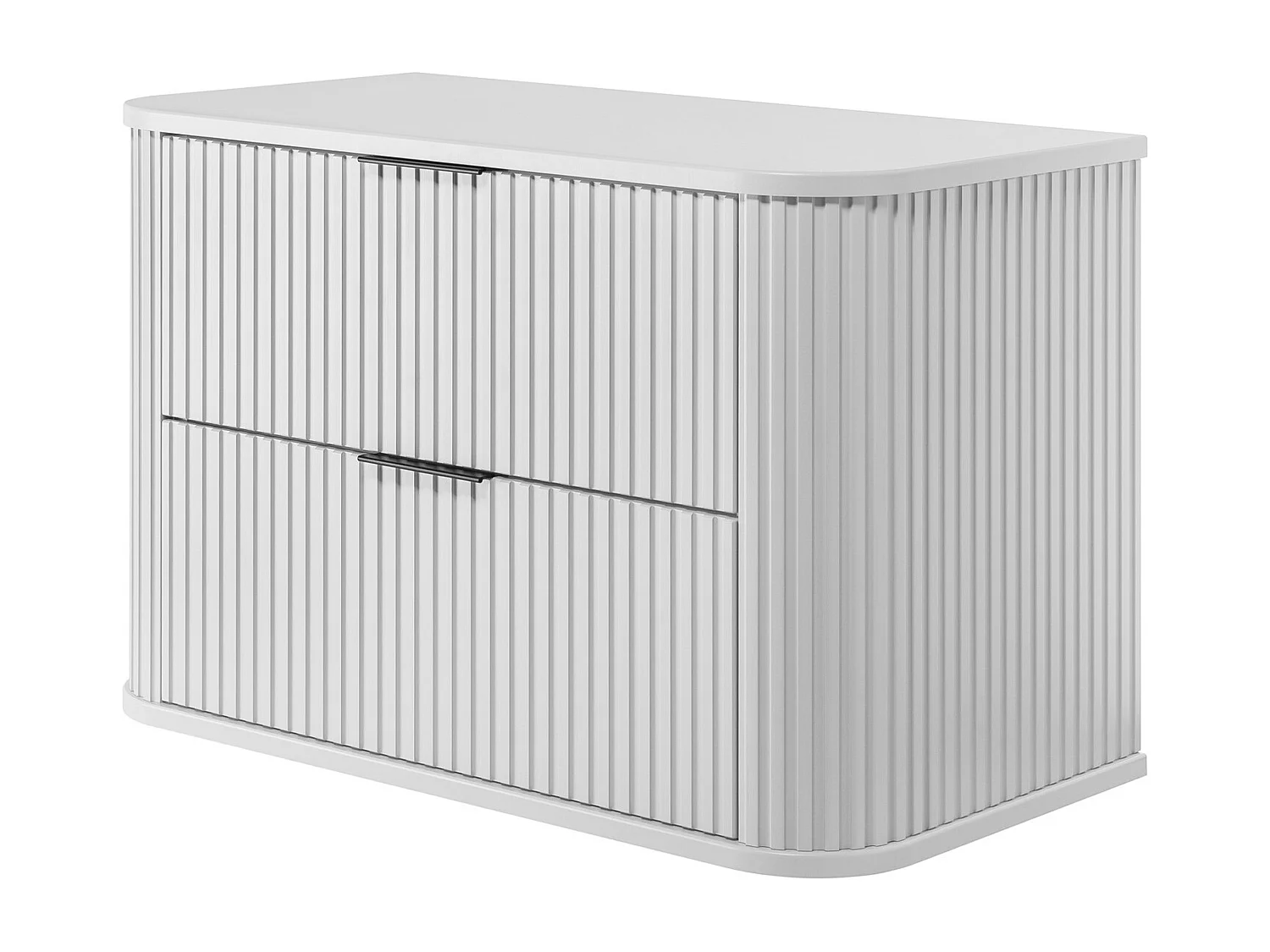 ELEGANCE Meuble suspendu sous lavabo 41,5 × 80,4 × 51,7 cm blanc