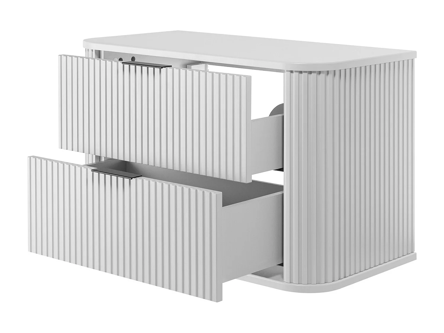 ELEGANCE Meuble suspendu sous lavabo 41,5 × 80,4 × 51,7 cm blanc