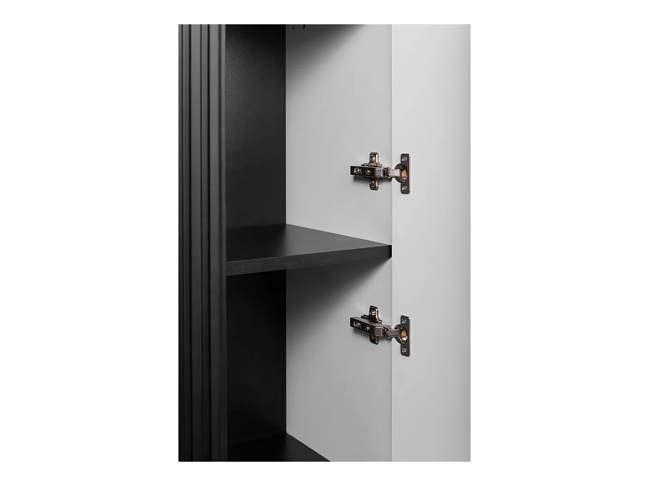 ELEGANCE Armoire haute de salle de bain 31,5 × 35,5 × 79 cm noir