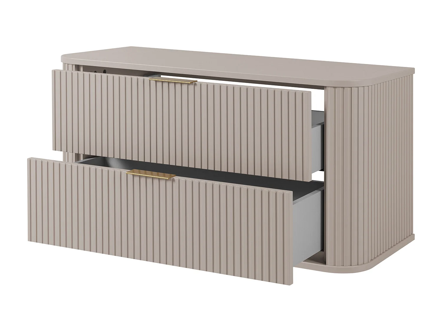 ELEGANCE Meuble suspendu sous lavabo 41,5 × 100,4 × 51,7 cm cachemire