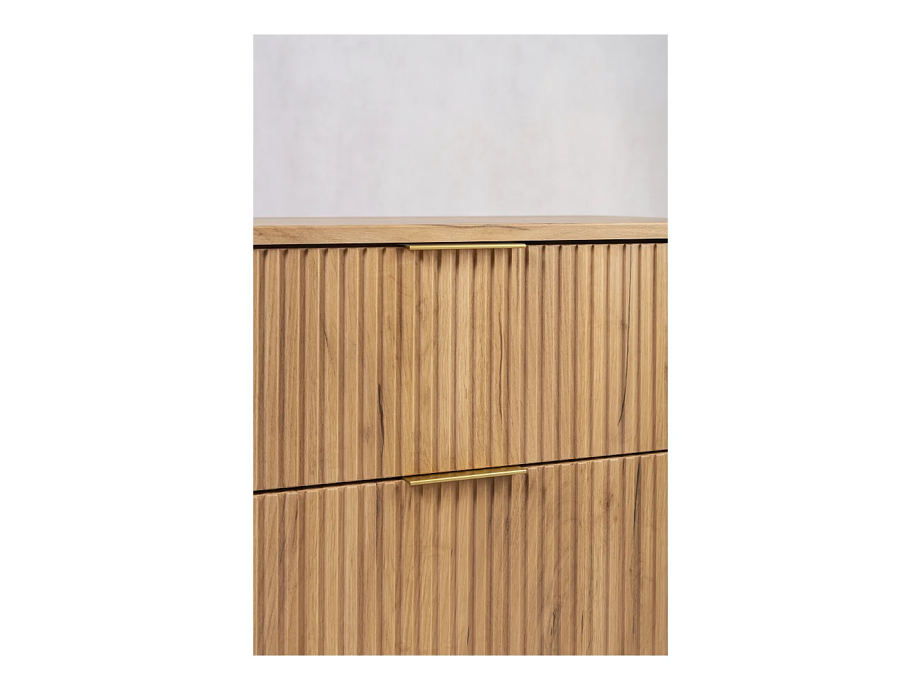 ELEGANCE Meuble suspendu sous lavabo 41,5 × 100,4 × 51,7 cm chêne craft doré