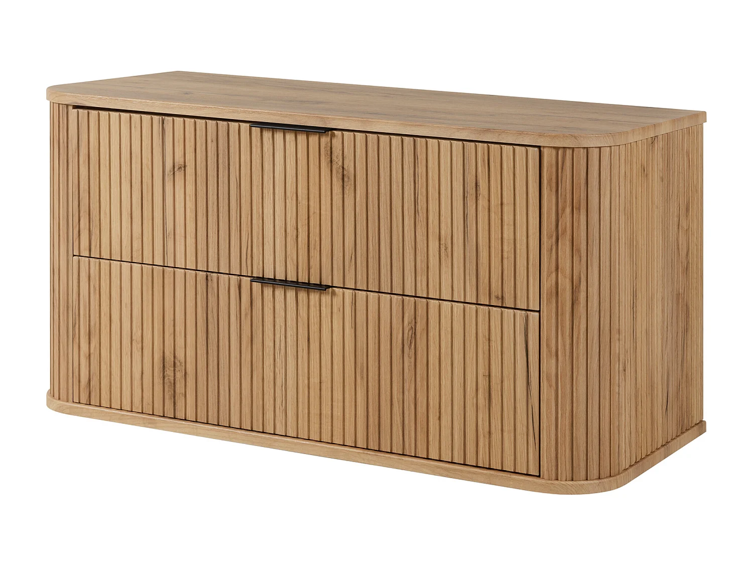 ELEGANCE Meuble suspendu sous lavabo 41,5 × 100,4 × 51,7 cm chêne craft doré