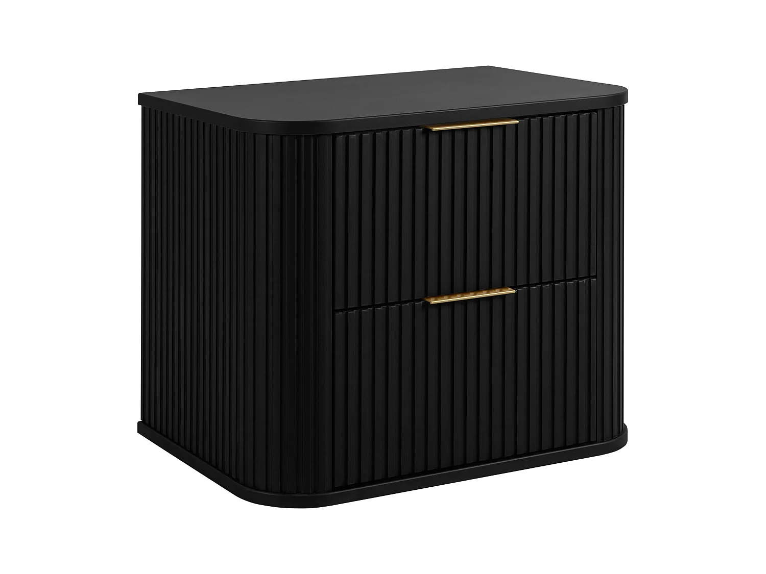 ELEGANCE Meuble suspendu sous lavabo 41,5 × 60,4 × 51,7 cm noir