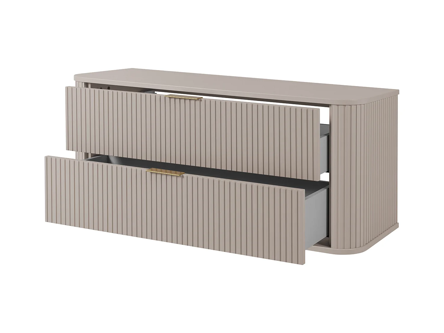 ELEGANCE Meuble suspendu sous lavabo 41,5 × 120,4 × 51,7 cm cachemire