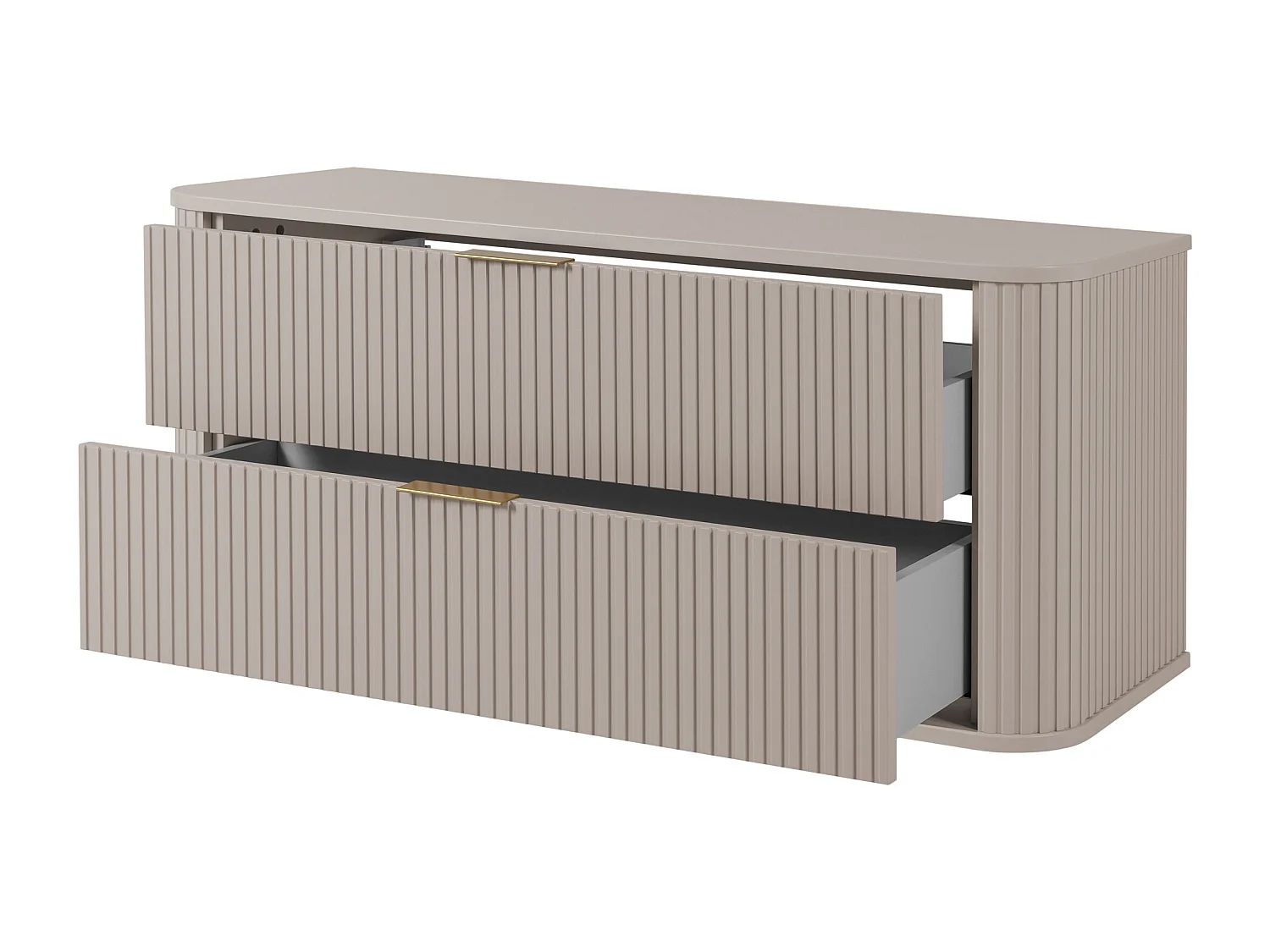 ELEGANCE Meuble suspendu sous lavabo 41,5 × 120,4 × 51,7 cm cachemire