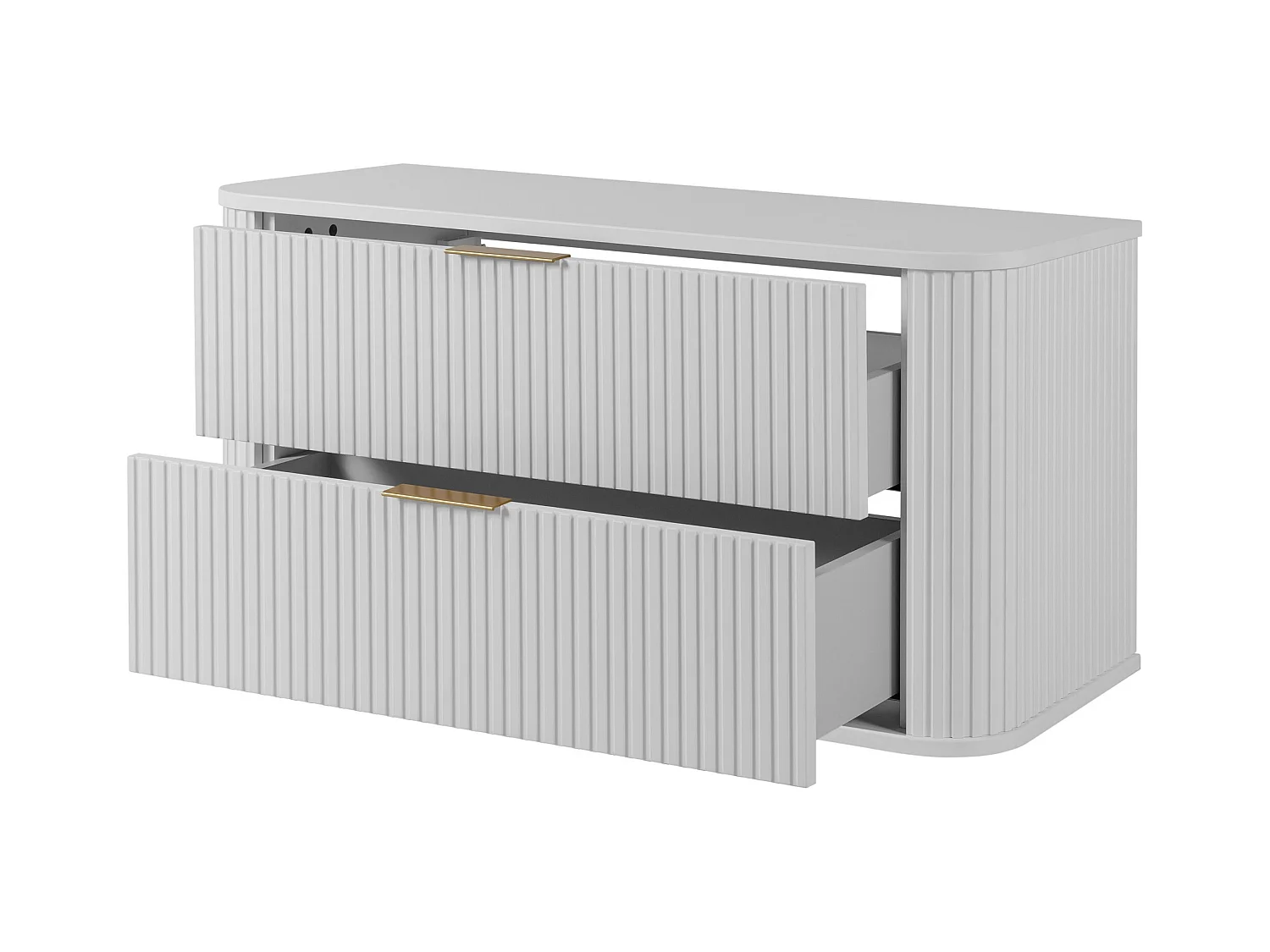 ELEGANCE Meuble suspendu sous lavabo 41,5 × 100,4 × 51,7 cm blanc