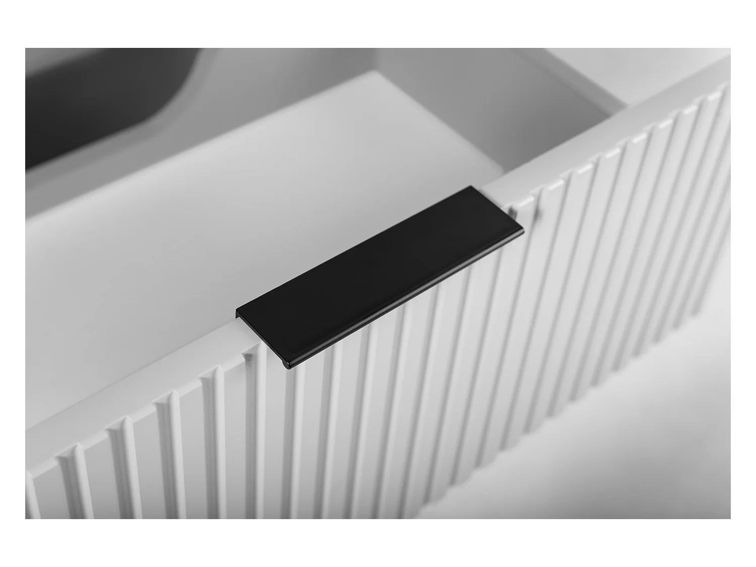 ELEGANCE Meuble suspendu sous lavabo 41,5 × 100,4 × 51,7 cm blanc