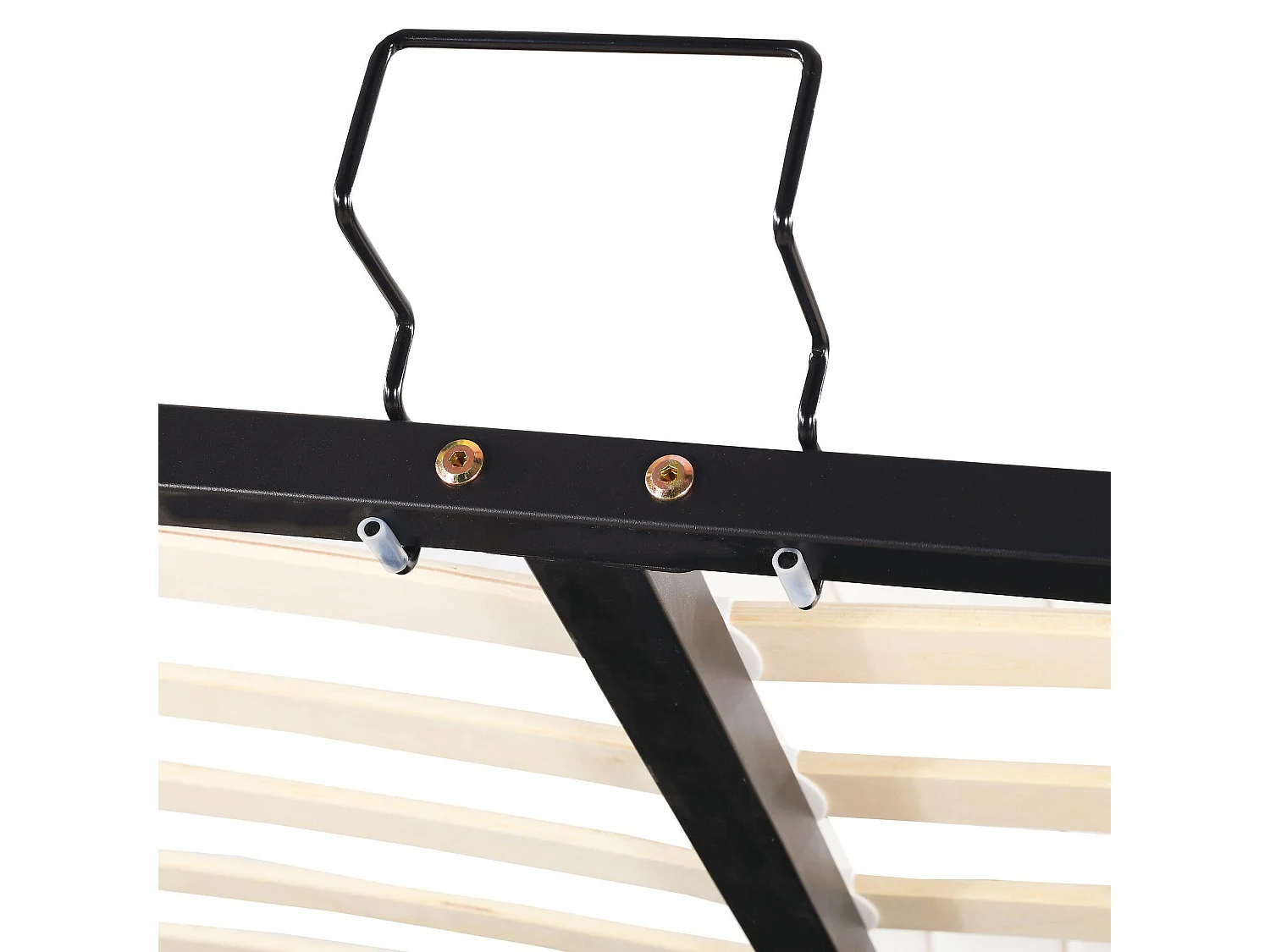 Lit coffre 140 x 200 cm - velours beige - Lit adulte avec tête de lit réglable et sommier à lattes - sans matelas