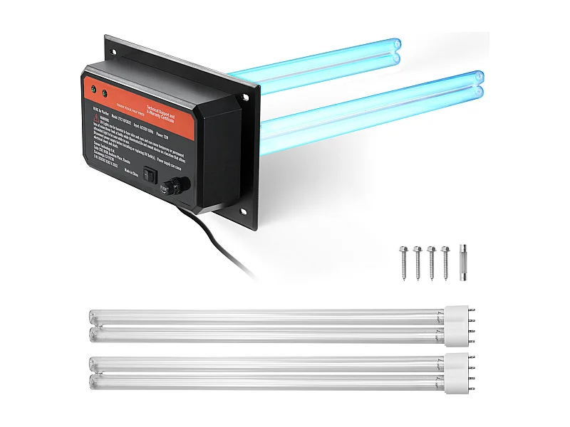 HVAC Luchtreiniger SucceBuy, UV-licht 72 W 41 cm voor Heel het Huis in de Buis van de Airconditioning