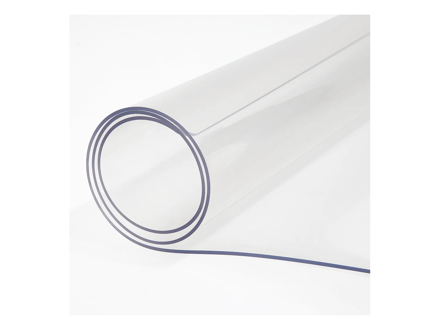 Nappe Transparente SucceBuy Nappe en PVC Transparente, Housse Imperméable, Protection de Bureau 61 x 152 cm