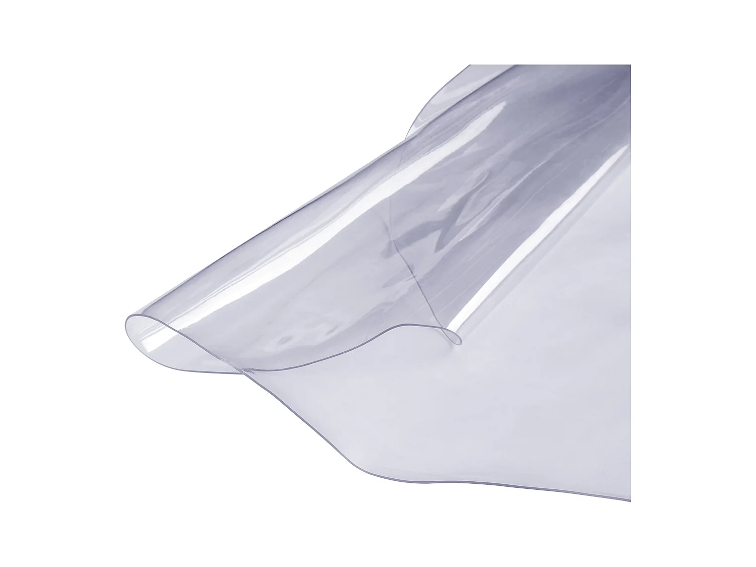 Nappe Transparente SucceBuy Protecteur de Table en PVC 46 x 91 cm, Housse de Bureau en Plastique Transparent, Épaisseur 1,5 mm