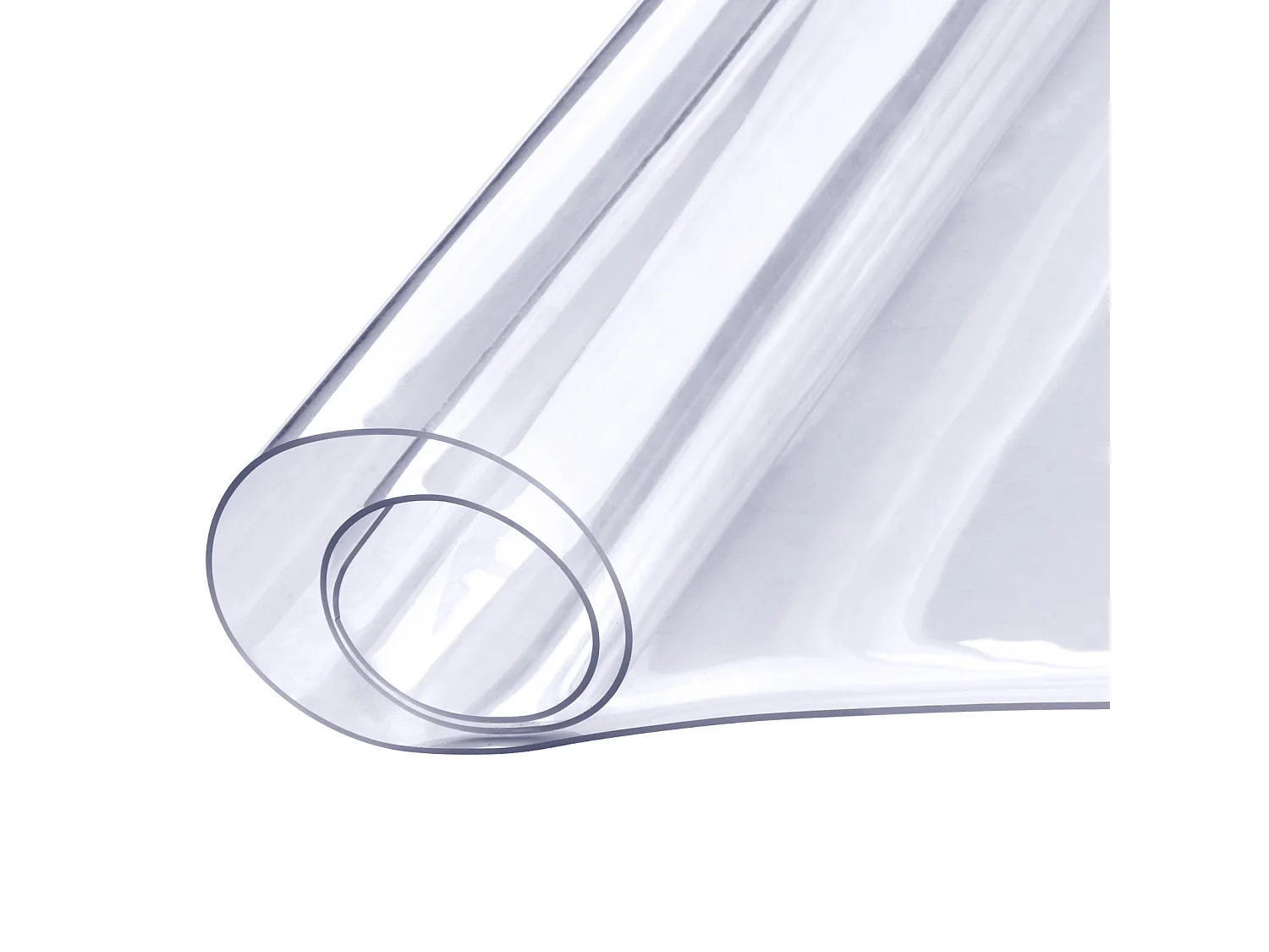 Nappe Transparente SucceBuy Protecteur de Table en PVC 46 x 91 cm, Housse de Bureau en Plastique Transparent, Épaisseur 1,5 mm
