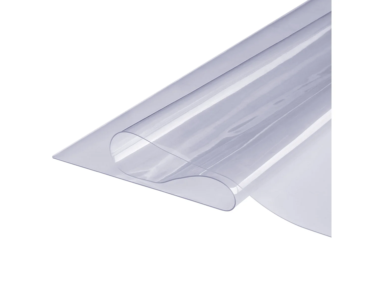 Nappe Transparente SucceBuy Protecteur de Table en PVC 91 x 183 cm, Couverture en Plastique Transparent de 1,5 mm d’Épaisseur