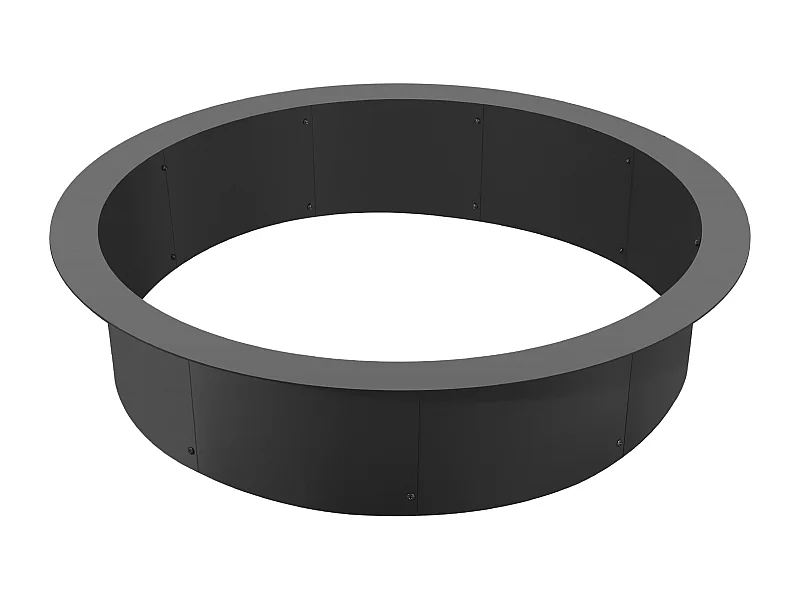 Anillo de Chimenea Redondo SucceBuy, con Revestimiento Exterior de Acero de 111,8 cm