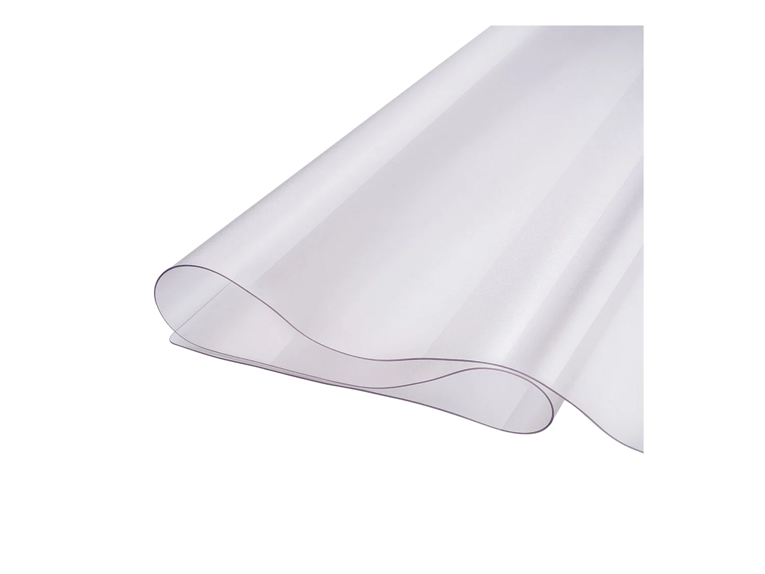 Transparente Tischdecke SucceBuy PVC-Tischunterlage, 61 x 122 cm, Mattierte Kunststoff-Schreibunterlage, 1,5 mm Dick