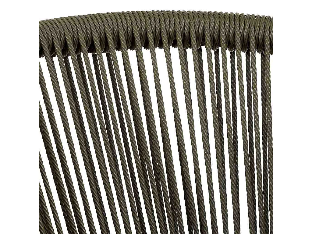 Cadeira em vime verde, 56x61x78h cm