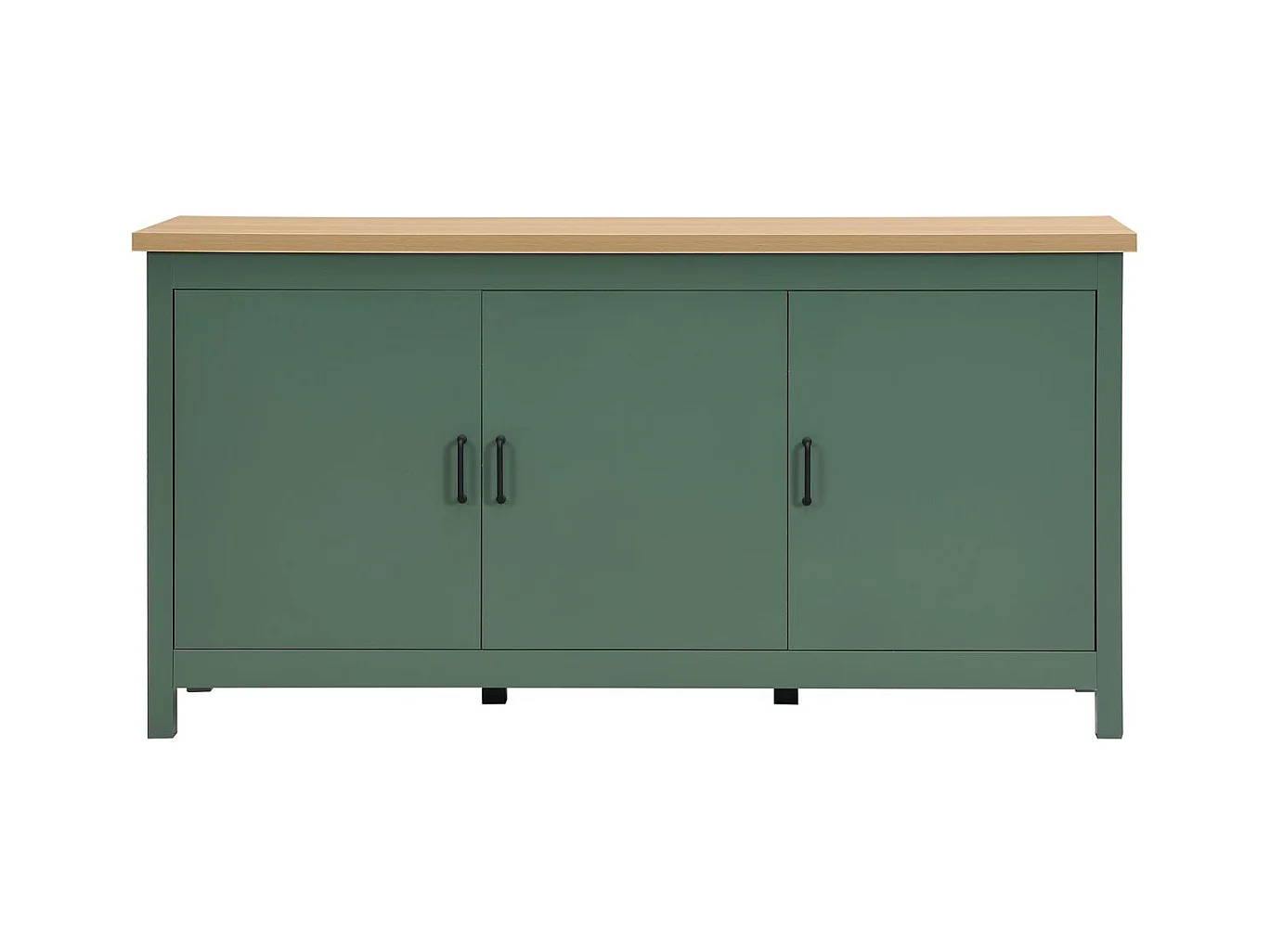 Buffet 3 portes vert 160 cm - Sana