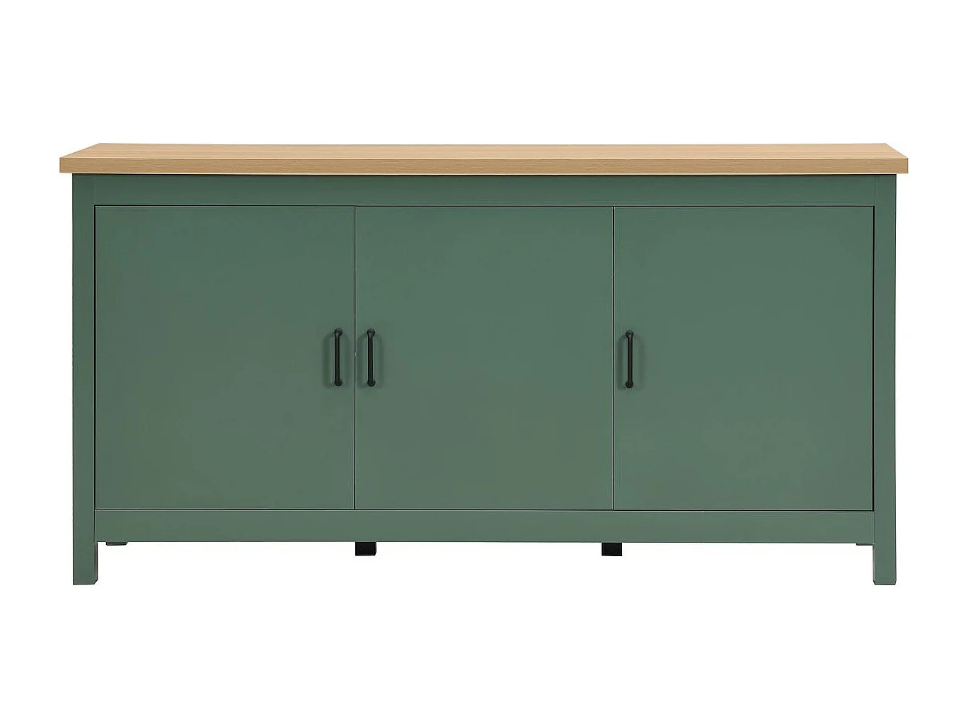 Buffet 3 portes vert 160 cm - Sana