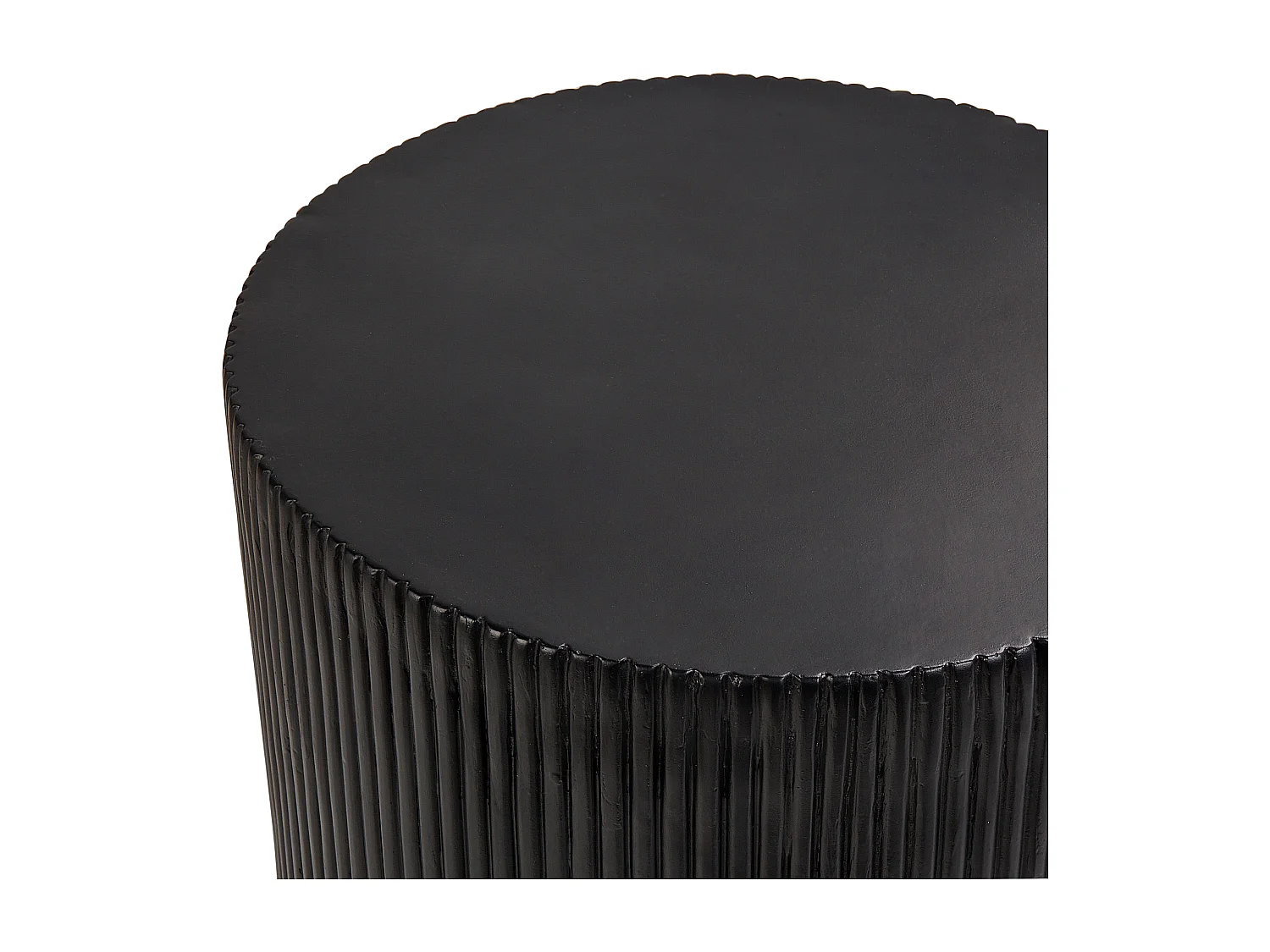 Beistelltisch Beton schwarz rund ⌀ 35 cm BICCARI